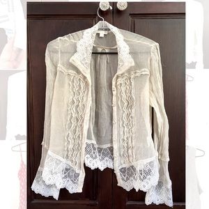 Shear blouse